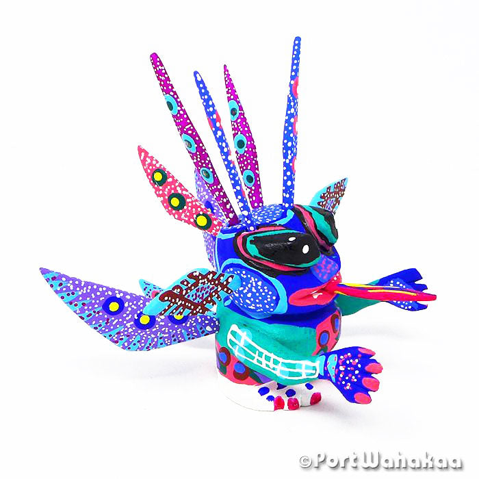 Chula Marciano Copal Wood Oaxacan for Sale Austin Texas Artist - Francisco Sosa Alebrije, Alien, Carving Small, Marciano