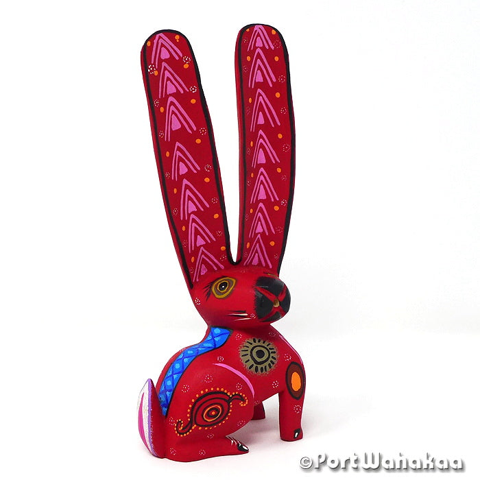 Mixtec Rabbit Austin Texas Alebrije Roberta Angeles Artist - Roberta Angeles Carving Small Medium, Conejo, Rabbit, San Martin Tilcajete