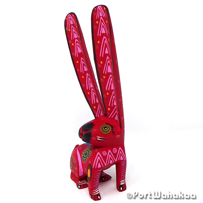 Mixtec Rabbit Austin Texas Alebrije Roberta Angeles Artist - Roberta Angeles Carving Small Medium, Conejo, Rabbit, San Martin Tilcajete