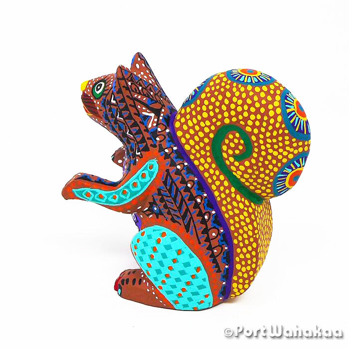 Margarito Rodriguez Squirrel Oaxaca Mexico Alebrije Carving for Sale Artist - Margarito Rodriguez Ardilla, Arrazola, Carving Small, Squirrel
