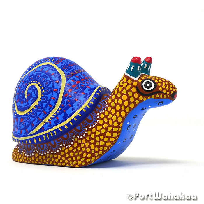 Banana Snail Austin Texas Alebrije Port Wahakaa Artist - Margarito Rodriguez Arrazola, Caracol, Caracole, Carving Small, Snail