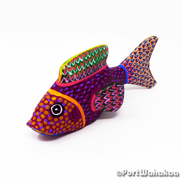 Radical Fish Austin Texas Port Wahakaa Artist - Margarito Rodriguez Arrazola, Carving Medium, Carving Small, Pescado, Pez