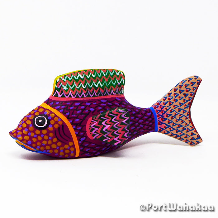 Radical Fish Austin Texas Port Wahakaa Artist - Margarito Rodriguez Arrazola, Carving Medium, Carving Small, Pescado, Pez